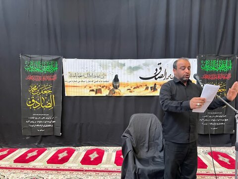 تصاویر/ مراسم شهادت امام صادق(ع) در کنگان