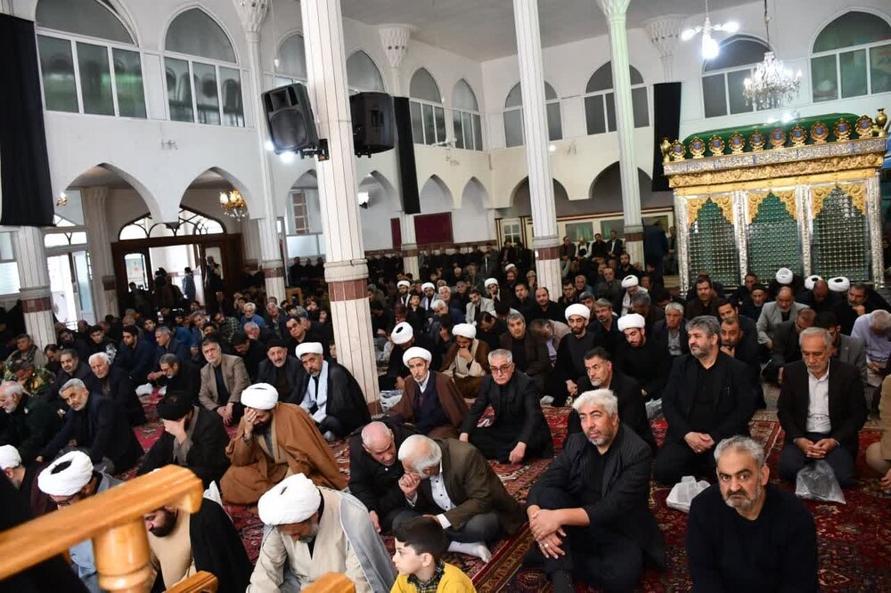 تصاویر/ مراسم عزاداری شهادت امام صادق (ع) در بقعه متبرکه شیخ نوایی خوی