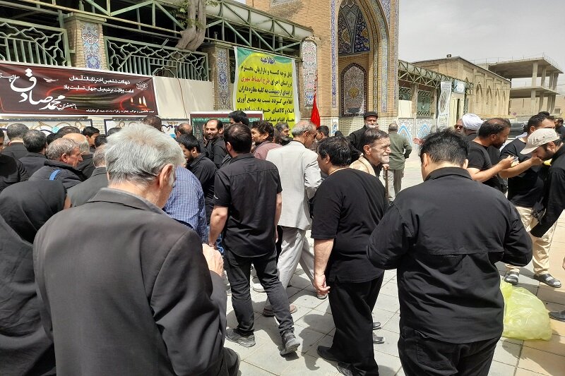 مراسم پرشکوه عزاداری شهادت امام صادق(ع) در کرمانشاه برگزار شد+ عکس