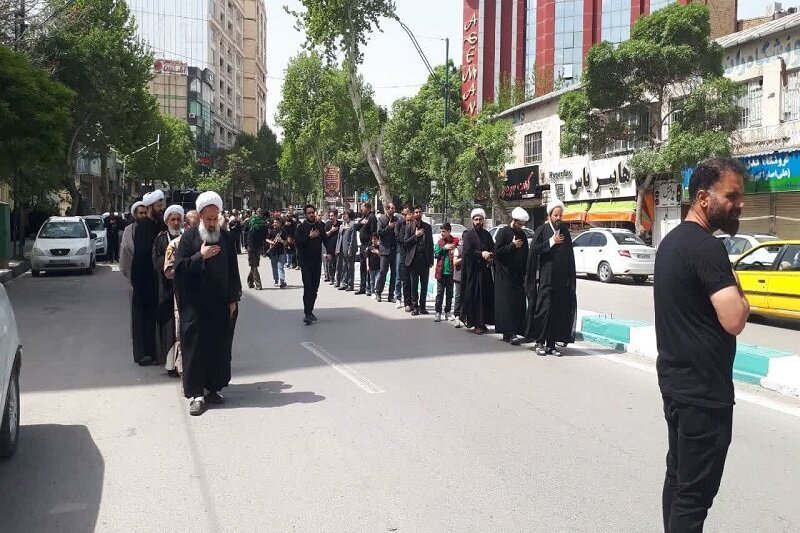 مراسم پرشکوه عزاداری شهادت امام صادق(ع) در کرمانشاه برگزار شد+ عکس