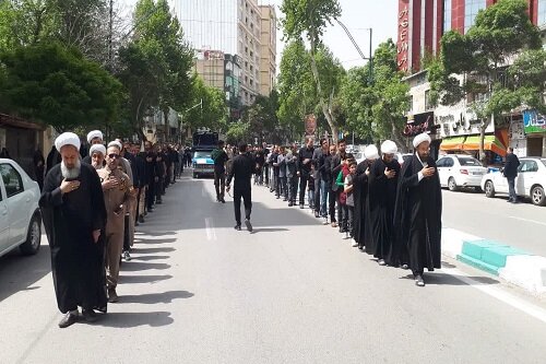 مراسم پرشکوه عزاداری شهادت امام صادق(ع) در کرمانشاه برگزار شد+ عکس