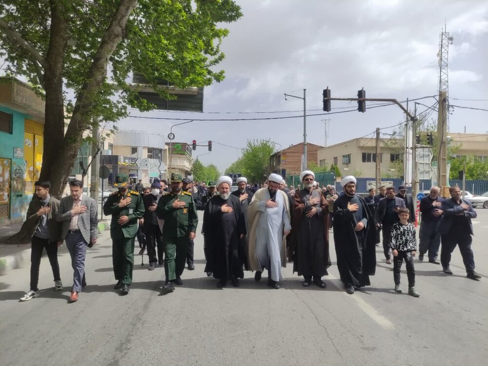 تصاویر/ عزاداری مردم شهرستان نقده در سالروز شهادت امام صادق (ع)