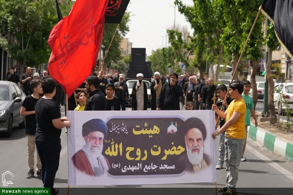 تصاویر/ عزاداری ظهر شهادت امام  جعفر صادق (ع) در شهرستان فردیس