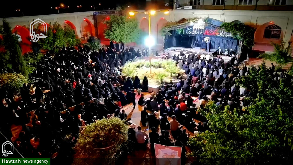 فیلم | مراسم عزاداری شهادت امام صادق علیه السلام در حوزه علمیه علامه قزوینی فردوس