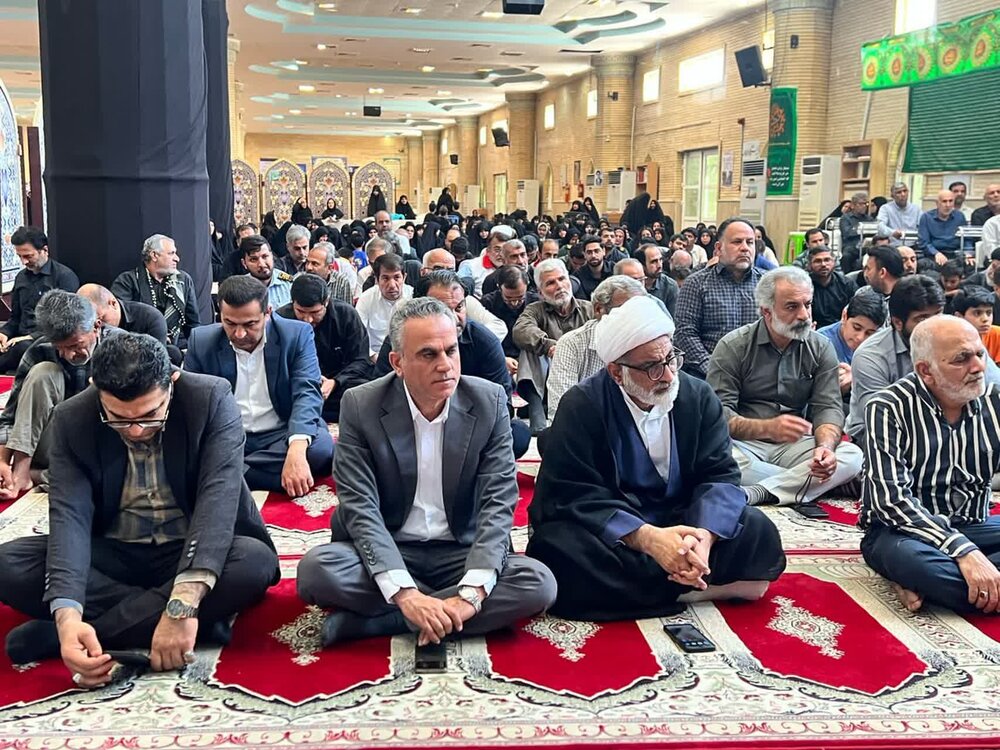 تصاویر/ مراسم عزاداری شهادت امام صادق(ع) در کنگان