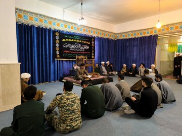 تصاویر / مراسم عزاداری شهادت امام جعفر صادق در مدرسه علمیه امیرالمؤمنین(ع) شهرستان درگزین