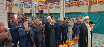 تصاویر/ اقامه نماز جمعه شهر کشاورز