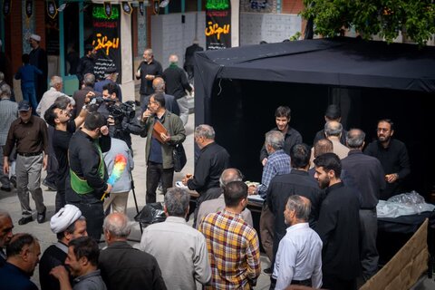 تصاویر/حرکت کاروان غم در سوگ امام صادق علیه‌السلام در شهرستان خمین