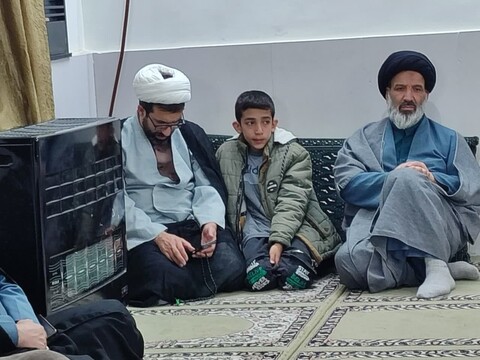 تصاویر / مراسم شهادت امام جعفر صادق(ع) در مدرسه علمیه حضرت ولیعصر(عج) سامن