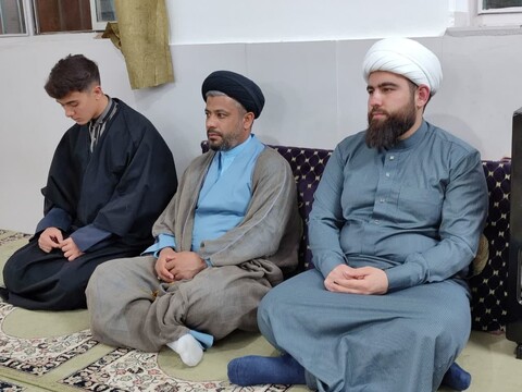 تصاویر / مراسم شهادت امام جعفر صادق(ع) در مدرسه علمیه حضرت ولیعصر(عج) سامن