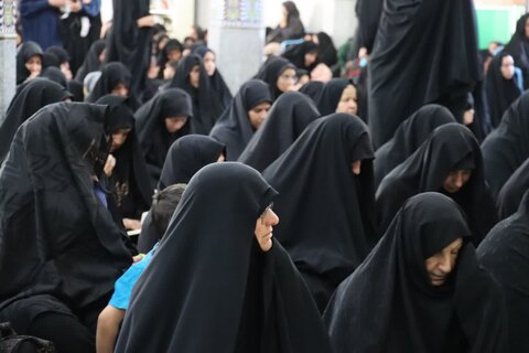 تصاویر/ عزاداری مردم ماهان در عزای امام صادق(ع)