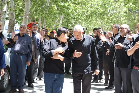 تصاویر/ عزاداری مردم ماهان در عزای امام صادق(ع)