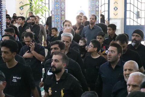 تصاویر/ عزاداری مردم ماهان در عزای امام صادق(ع)