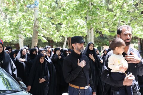 تصاویر/ عزاداری مردم ماهان در عزای امام صادق(ع)