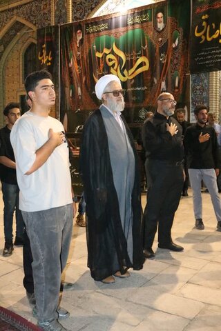 تصاویر/ مراسم عزاداری شهادت امام صادق(ع) در شهر شهداد