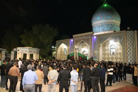 تصاویر/ مراسم عزاداری شهادت امام صادق(ع) در شهر شهداد