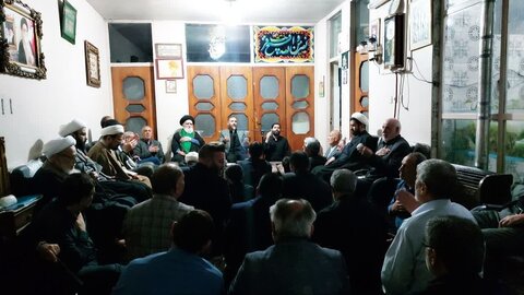 برگزاری مجلس عزای شهادت رئیس مذهب حضرت امام صادق علیه‌السلام در بیت آیت الله محمودی گلپایگانی (مدظله)