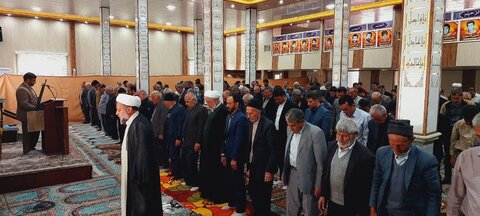 تصاویر/ اقامه نماز جمعه شهر کشاورز