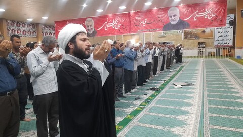 نماز جمعه اهرم به روایت تصویر