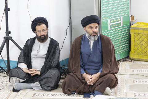 جلسه تفسیر قرآن کریم آیت الله ناصری با حضور مدیران استان