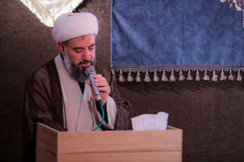 تصاویر/مراسم عزاداری امام صادق علیه السلام در مدرسه علمیه آیت الله بهاری