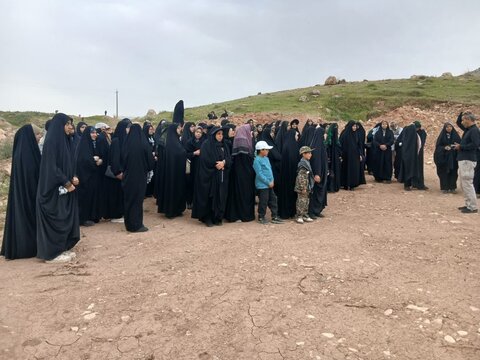 تصاویر/حضور طلاب مدرسه علمیه الهیه ساوه در اردوی دو روزه راهیان نور بازی دراز