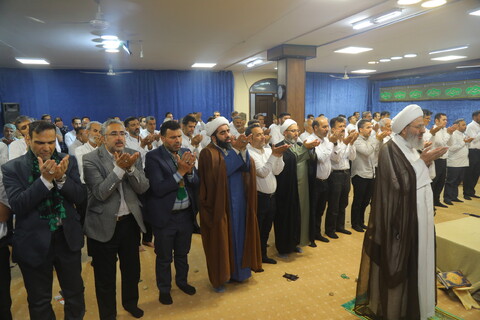 تصاویر / دیدار جمعی از خادمان حرم مطهر امام رضا (ع) با آیت الله فقیهی