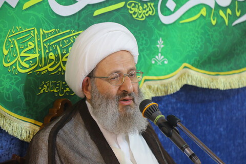 تصاویر / دیدار جمعی از خادمان حرم مطهر امام رضا (ع) با آیت الله فقیهی