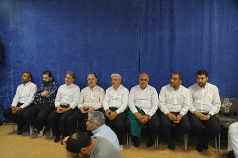 تصاویر / دیدار جمعی از خادمان حرم مطهر امام رضا (ع) با آیت الله فقیهی