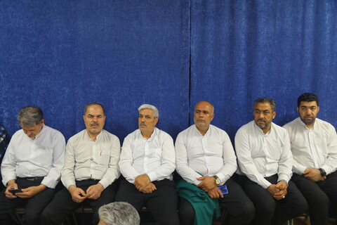 تصاویر / دیدار جمعی از خادمان حرم مطهر امام رضا (ع) با آیت الله فقیهی
