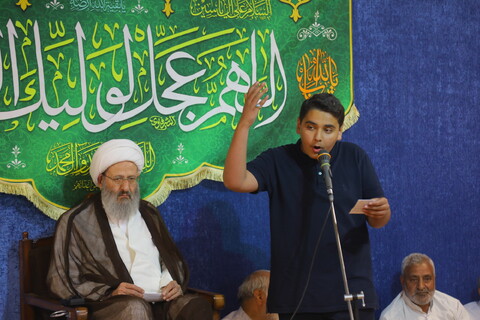 تصاویر / دیدار جمعی از خادمان حرم مطهر امام رضا (ع) با آیت الله فقیهی