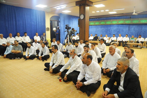 تصاویر / دیدار جمعی از خادمان حرم مطهر امام رضا (ع) با آیت الله فقیهی