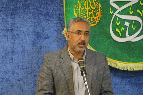 تصاویر / دیدار جمعی از خادمان حرم مطهر امام رضا (ع) با آیت الله فقیهی