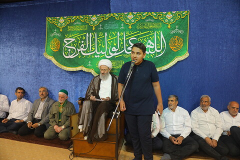 تصاویر / دیدار جمعی از خادمان حرم مطهر امام رضا (ع) با آیت الله فقیهی