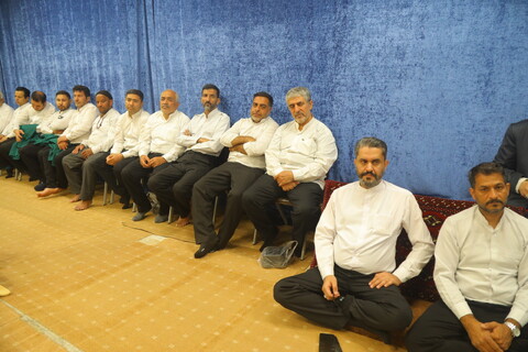 تصاویر / دیدار جمعی از خادمان حرم مطهر امام رضا (ع) با آیت الله فقیهی