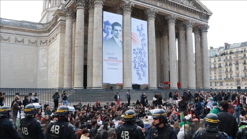 دانشجویان فرانسوی خواستار تحریم اقتصادی اسرائیل در حمایت از مردم غزه شدند