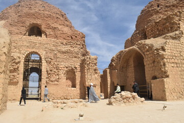 تصاویر/ بازدید امام جمعه و فرماندار سروستان از کاخ تاریخی ساسان
