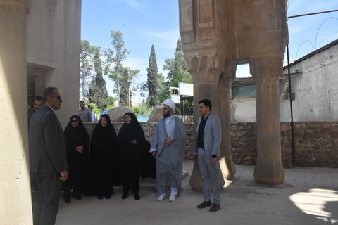تصاویر| بازدید امام جمعه و مسئولان سروستان از مقبره شیخ یوسف