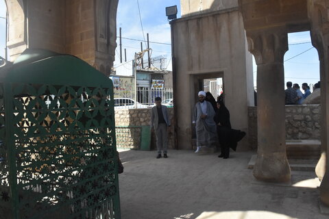 تصاویر| بازدید امام جمعه و مسئولان سروستان از مقبره شیخ یوسف