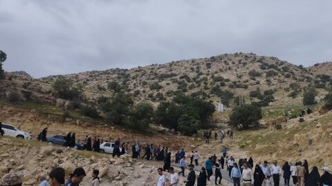 تصاویر/اردوی راهیان نور غرب با حضور کادر و طلاب مدرسه علمیه حضرت زینب (س)آستانه