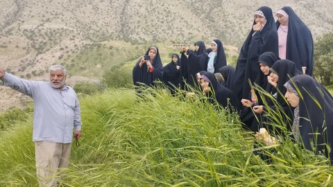 تصاویر/اردوی راهیان نور غرب با حضور کادر و طلاب مدرسه علمیه حضرت زینب (س)آستانه