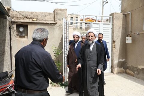 تصاویر/ دیدار امام جمعه قزوین با خانواده مرحوم آیت الله موسوی شالی