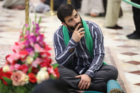 تصاویر/  آیین خطبه‌خوانی حرم حضرت معصومه (س) با حضور مداحان اهل‌بیت(ع)