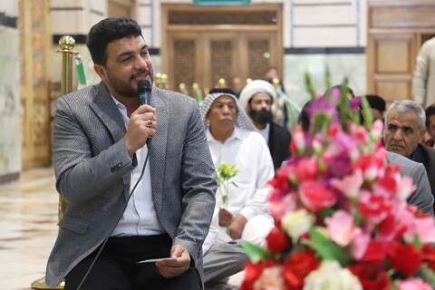 تصاویر/  آیین خطبه‌خوانی حرم حضرت معصومه (س) با حضور مداحان اهل‌بیت(ع)