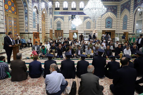 تصاویر/  آیین خطبه‌خوانی حرم حضرت معصومه (س) با حضور مداحان اهل‌بیت(ع)