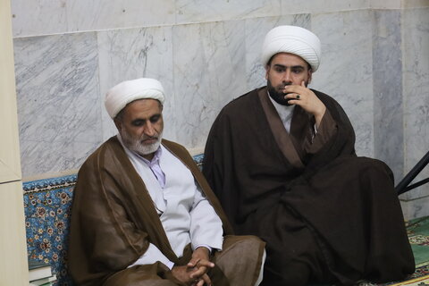 تصاویر/ طلاب مدرسه علمیه النبی(ص)در سوگ جانباختگان حادثه بندر شهید رجایی