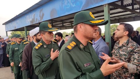 تصاویر مراسم تشییع و خاکسپاری مدافع حرم امیرنصرت پیری در کوهدشت