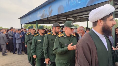 تصاویر مراسم تشییع و خاکسپاری مدافع حرم امیرنصرت پیری در کوهدشت