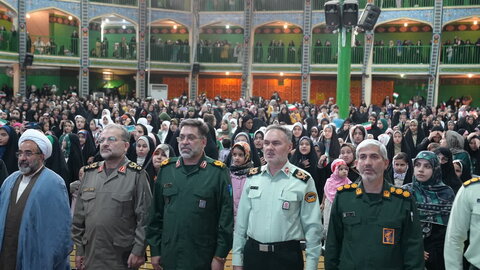 تصاویر/ اجتماع ۶ هزار نفری دختران تمدن ساز یزد