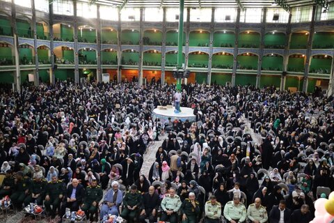 تصاویر/ اجتماع ۶ هزار نفری دختران تمدن ساز یزد